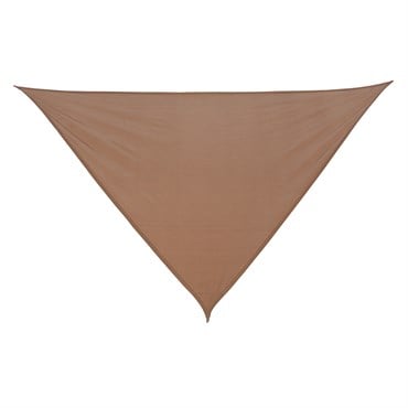 Coolaroo 12' Ready to Hang Triangle Shade Sail Cocoa