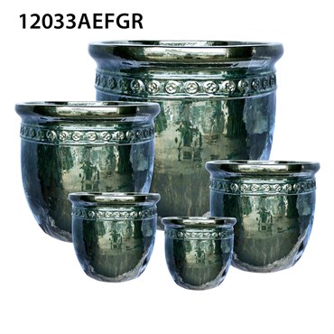 MCarr 5PC XXL Planter Plt Falling Green