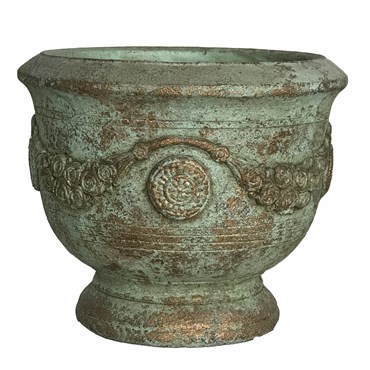 MCarr 8.5" Mini Roman Urn Verdi Bronze