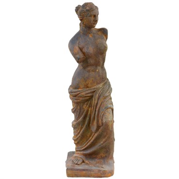 MCarr 40" Liconfiber Female Statue Rust