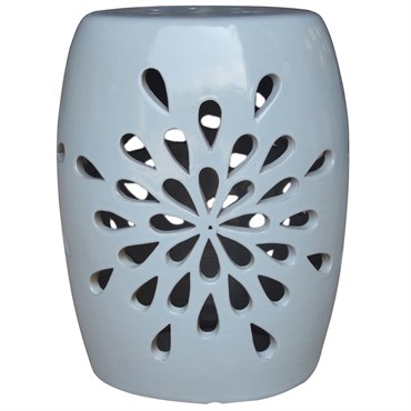 MCarr 19" Tall Starburst Stool Dallas Gray