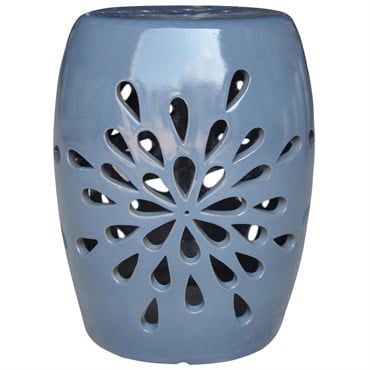 MCarr 19" Tall Starburst Stool London Gray
