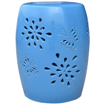 MCarr 19" Tall Butterfly Stool Aspen Blue