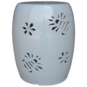 MCarr 19" Tall Bumblebee Stool Dallas Gray