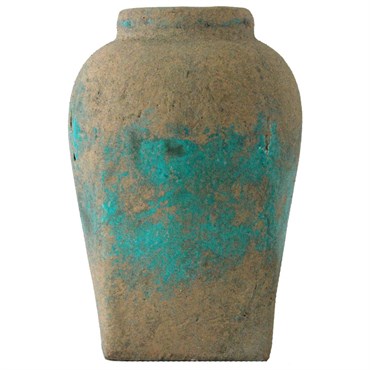 MCarr Med Round Jar Rustic Turquoise