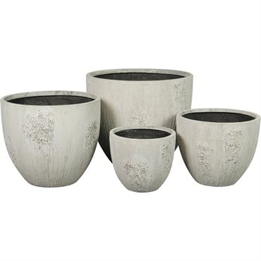 MCarr 16pc Oyster Concrete Planter Pallet Antique White