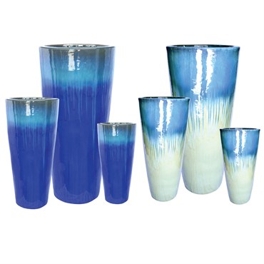 MCarr 15pc Tall Round Planter Pallet Mixed Colors