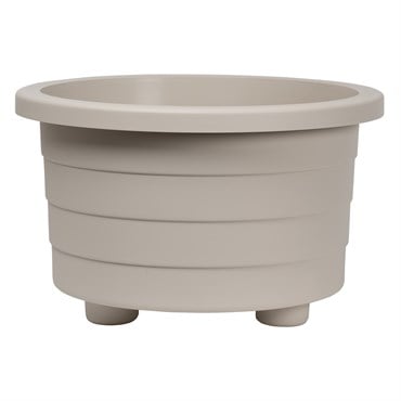 DCN 15" Futura Round Patio Planter Mocha