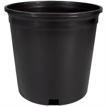 HC PROCAL Dillen Trade 01.00 Gallon Side Drain Ribs Nursery Pot, Injection Molded, 25 Per Bundle, 260 Bundles per Pallet, 6.5in x 7in, 2.9Qt, 1Gallon