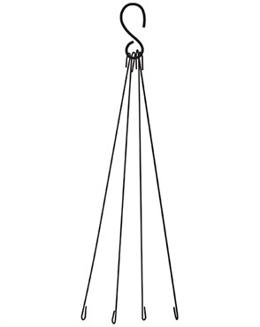 Midwest Wire Works 16" Grow Basket Hanger 4 Leg