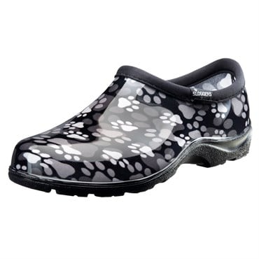 Sloggers Womens Shoe Paw Black & White Size 6