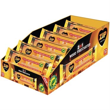 Zip 2-in-1 Natual Wood Log Firestarter