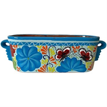 Talavera 12" Bella Especial Window Box Lite Blue
