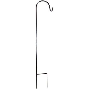 AGW 5/8" Heavy Duty 65" Short Single Shepherd Hook Black