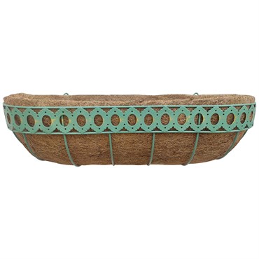 Austram 30" Queen Anne Trough Planter Green