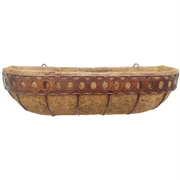 Austram 30" Queen Anne Trough Planter Bronze
