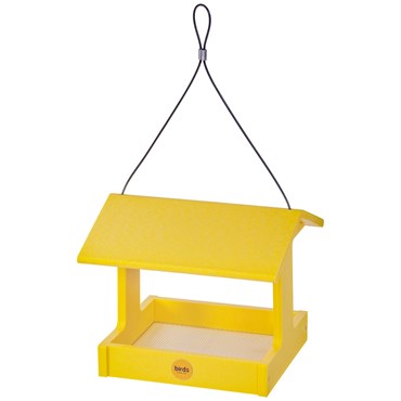 Birds Choice Fly Thru Feeder Recycled Plastic Yellow