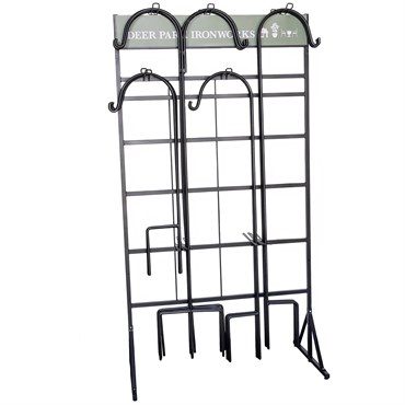 Deer Park Shephard Hook Display Empty Black