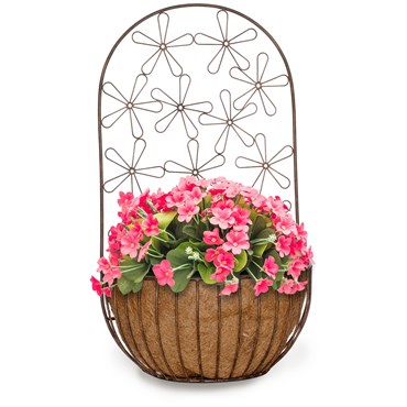 Deer Park Multi-Daisy Wall Planter w/ Coco Liner