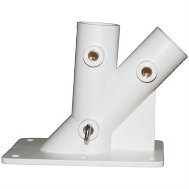 Heath 1" 2-Position White Bracket
