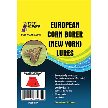 Pest Wizard 3pk European Corn Borer NY Lure