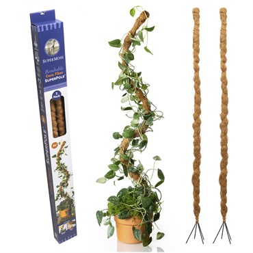 SuperMoss 2pk 36" Bendy Coco Pole