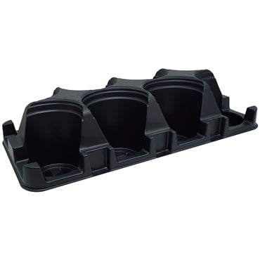 TO Plastics RPT-490-SA-8 Tray, Holds 8 RP-490 Pots, Black, 50 Per Case, 36 Cases Per Pallet, 20.00in L x 10.00in W x 5.08in H