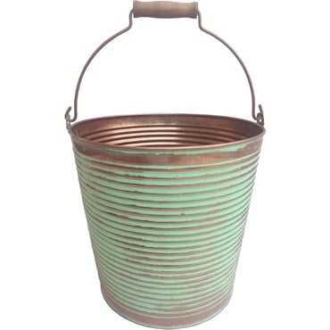 VCS 10" Antiqued Copper Pail