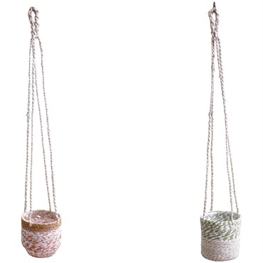 VCS 6" Hanging Jute Planters