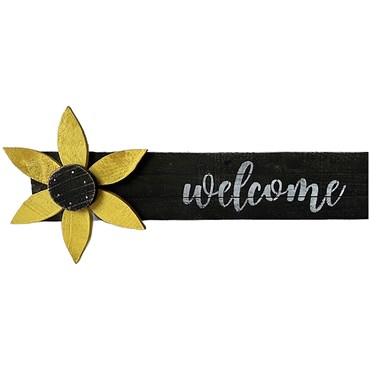 VCS 42" Welcome Sign w/ Flower