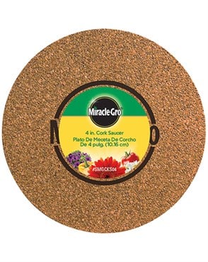 Miracle Gro 4" Cork Saucer