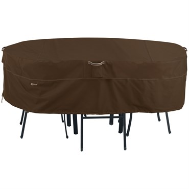 Classic Accessories 108" Rectangle/Oval Madrona Table & Chair Set Cover