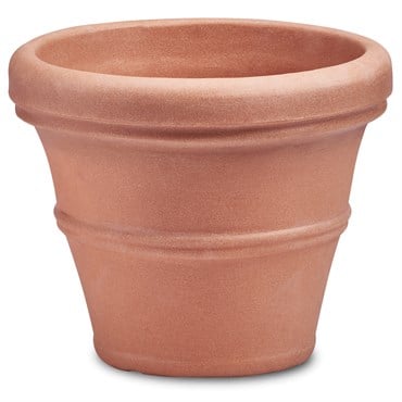 Crescent 16" Brunello Planter Weathered Terra Cotta