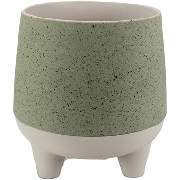 HC 10" Orion Pot Sage Granite/Birch