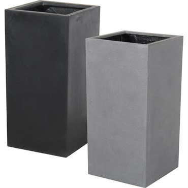 MCarr 12pc Square Fiberstone Planter Pallet Mixed Colors
