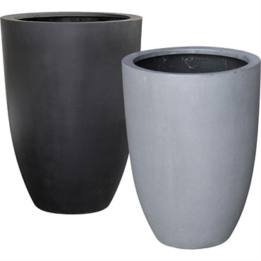 MCarr 8pc Tall Round Fiberstone Planter Pallet Mixed