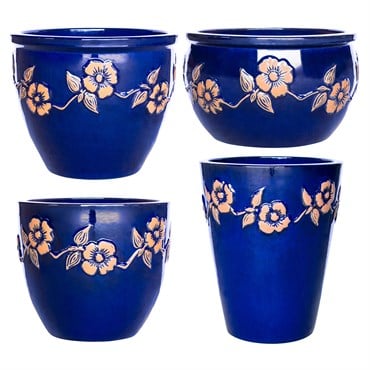 MCarr 26pc Dogwood Planter Pallet Scraped Blue