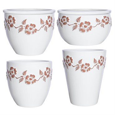MCarr 26pc Dogwood Planter Pallet Scraped White