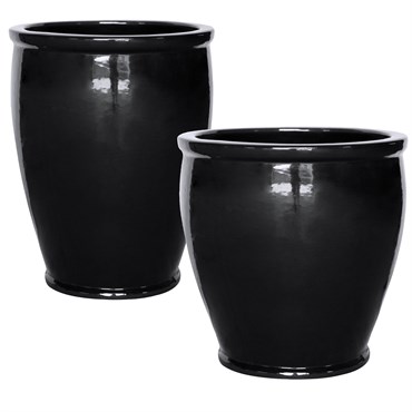 MCarr 30pc Smooth Planter Pallet Glossy Black