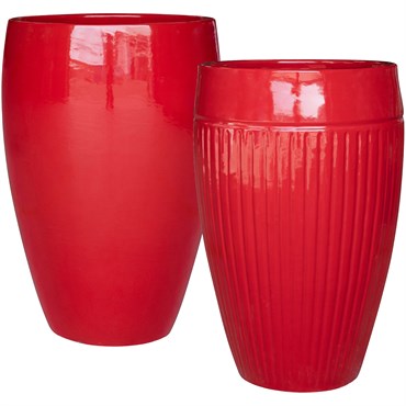 MCarr 15pc Ribbed Planter Pallet Red