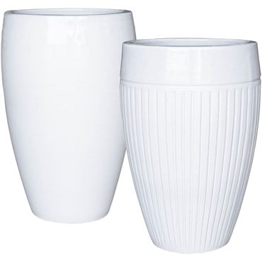 MCarr 15pc Ribbed Planter Pallet White