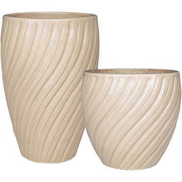 MCarr 35pc Lined Planter Pallet Yellow Cream