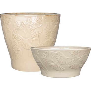 MCarr 32pc Ginko Planter Pallet Yellow Cream