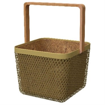 Panacea 10" Multicolor Nordic Square Planter