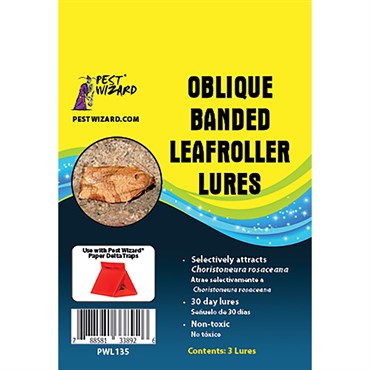 Pest Wizard 3pk Oblique Banded Leafroller Lure