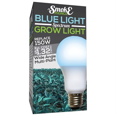 Miracle LED SmokePhonics Blue Spectrum A19 LED Grow Light Bulb