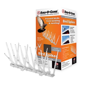 Bird B Gone 5" Plastic Bird Spikes 6PK 1' Sections 764176050602