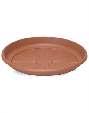 Crescent 5.5" Emma Saucer Terra Cotta
