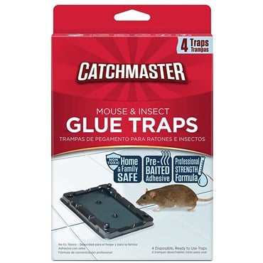 Catchmaster 4pk Mouse & Insect Glue Trap