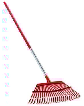 Corona 19" Leaf Rake Aluminum Handle